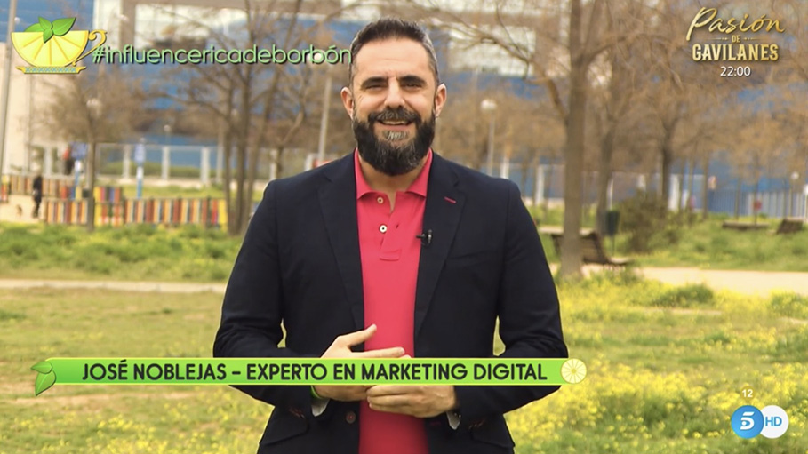 Jose Noblejas en Sálvame Limón Tea hablando del Marketing Digital
